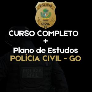 PC GOIÁS - CURSO COMPLETO + Plano de Estudos 